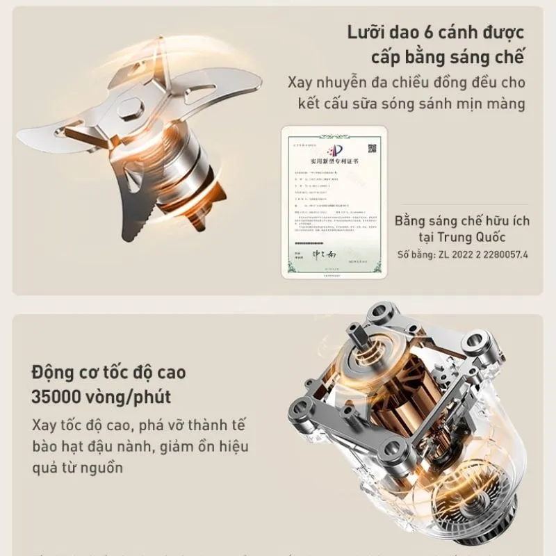Máy Làm Sữa Hạt Đa Năng Joyoung 602 Pro 20 Máy Làm Sữa Hạt Đa Năng Joyoung 602 Pro