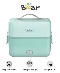 Hộp cơm điện 2 ngăn tiện lợi Bear SB-HC12L