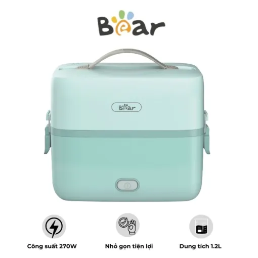 Hộp cơm điện 2 ngăn tiện lợi Bear SB-HC12L