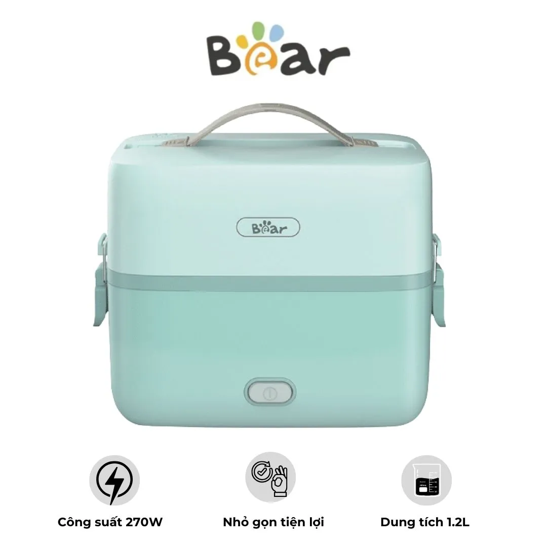 Hộp cơm điện 2 ngăn tiện lợi Bear SB-HC12L