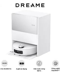 Robot hút bụi lau nhà Dreame Aqua 10 Roller Trắng