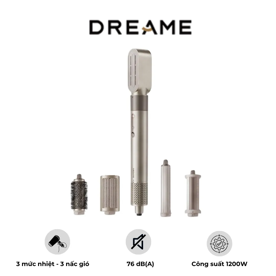 Máy sấy tóc Dreame AirStyle 5 trong 1 – Công Nghệ Ion Âm – Đa Năng