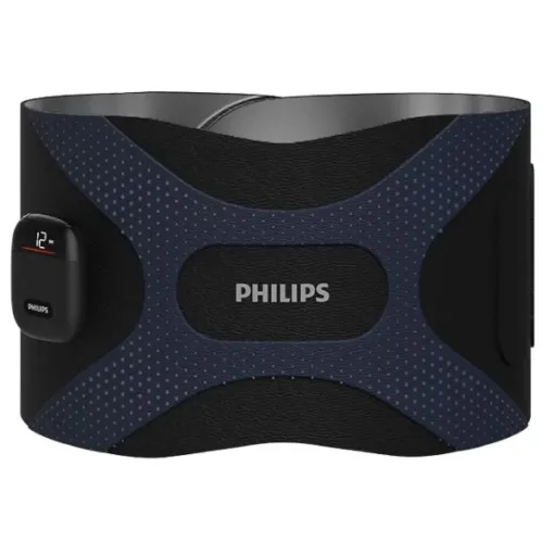 Philips PPM4331 – Đai Massage Eo & Bụng 6 Chế Độ/16 Cấp Độ – Chườm Nóng 40‑50°C – Pin 2500 mAh