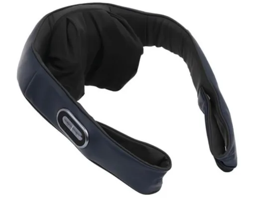 Máy massage cổ vai gáy Philips PPM3521 – Đai massage 3D 6 đầu + chườm nóng 42℃ – Không dây 2200mAh – Màu xanh đậm