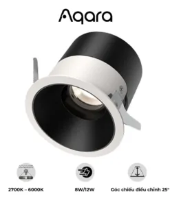 Đèn âm trần Aqara Downlight T2 Pro – Công suất 8W/12W – Nhiệt độ màu 2700K‑6000K