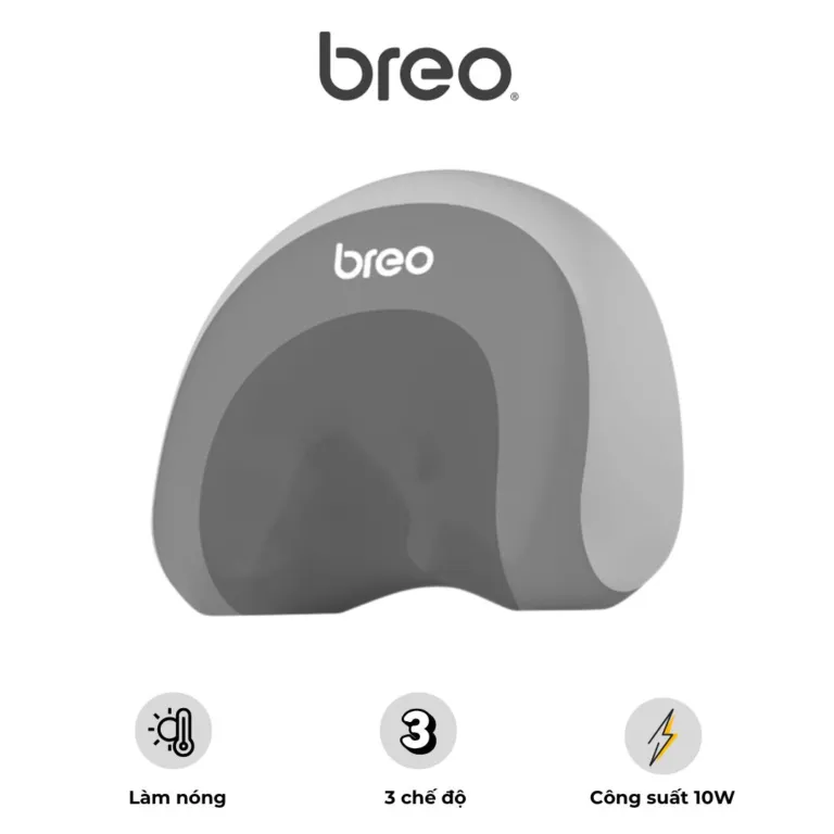 Máy Massage Breo P2 – 8 Đầu Massage Xoay 360° – 3 Mức Nhiệt | AKIA
