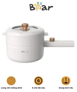 Nồi điện đa năng Bear DRG – P16M2 – Dung tích 1.6L ( – Thiết kế hiện đại)