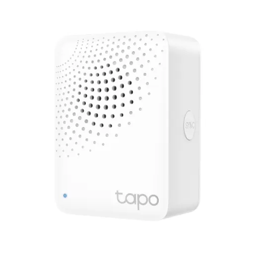 TP‑Link Tapo H100 – Hub Thông Minh Có Chuông Báo – Smart Hub with Chime – Kết Nối 64 Thiết Bị – 19 Chuông – 90 dB Siren – Sub‑1 GHz – Plug‑and‑Play