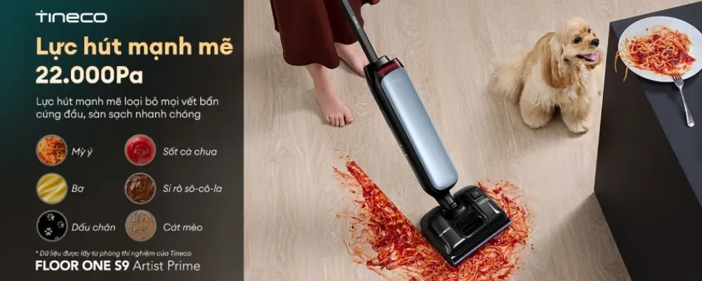 Máy Hút Bụi Lau Nhà Tineco Floor One S9 Artist Prime 15 Máy Hút Bụi Lau Nhà Tineco Floor One S9 Artist Prime - Akia Smart Home