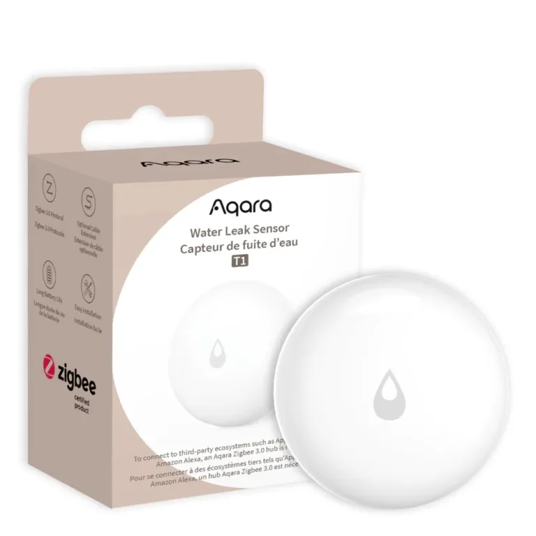 Cảm biến rò rỉ nước Aqara T1 – Thiết kế trang nhã – Chống nước IP67 | AKIA