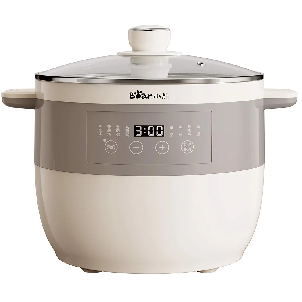 Nồi Nấu Chậm Bear DDZ – B25Q3 – Thiết Kế Tinh Tế – Nấu Được Nhiều Món