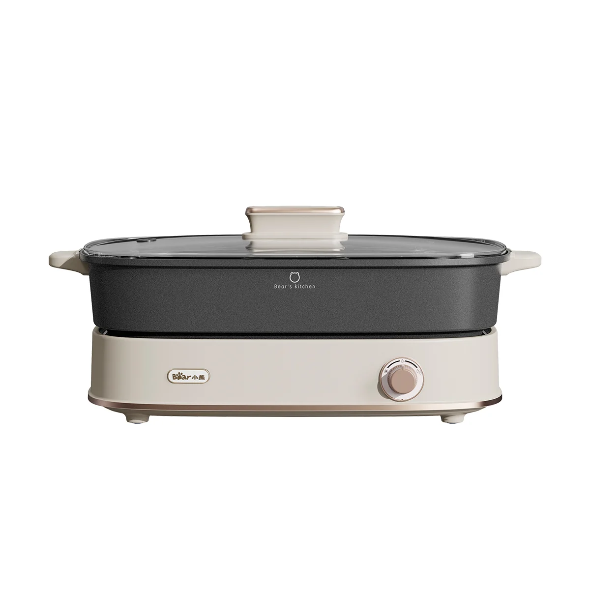 Nồi Lẩu Hai Ngăn Bear DHG – D65A1 – Dung tích 6 Lít – Công suất 1.600W