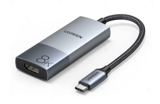 Cáp chuyển đổi USB-C sang HDMI 2.1 Ugreen 50338 – Hỗ trợ độ phân giải 8K@60Hz, vỏ nhôm cao cấp