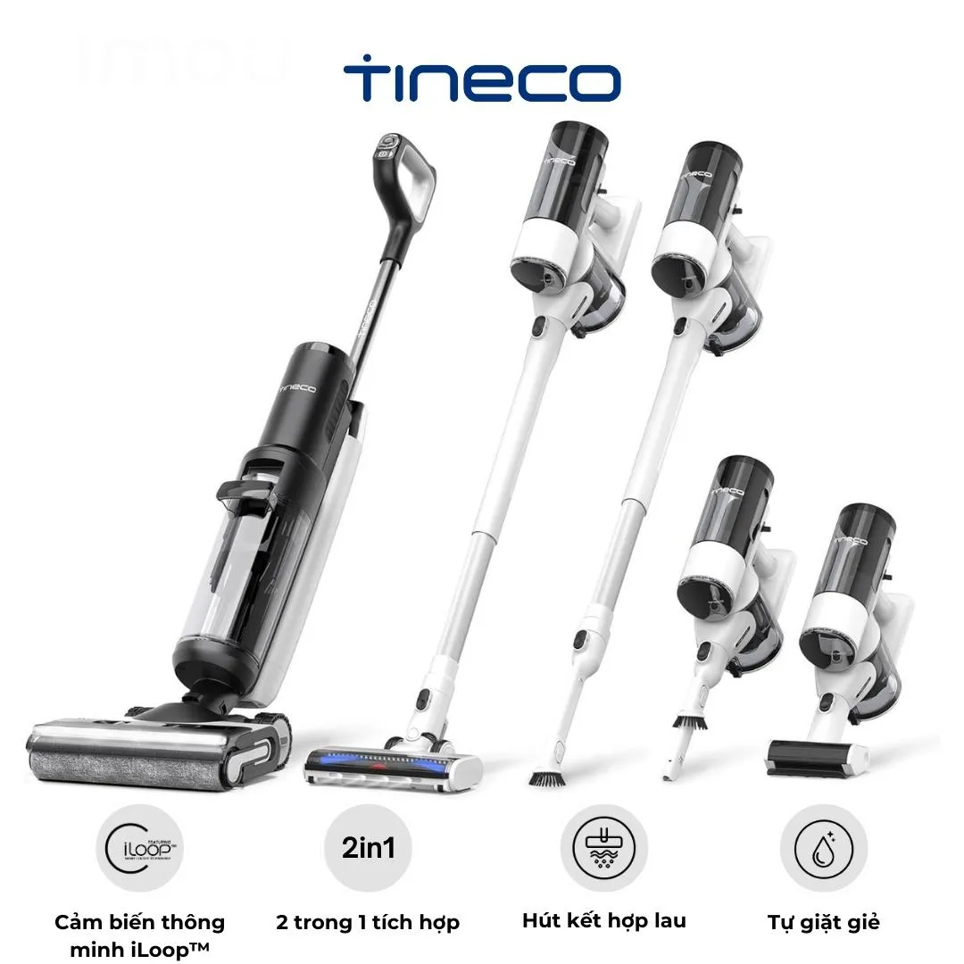 Tineco Floor ONE S7 Combo máy lau nhà kết hợp hút bụi đa năng