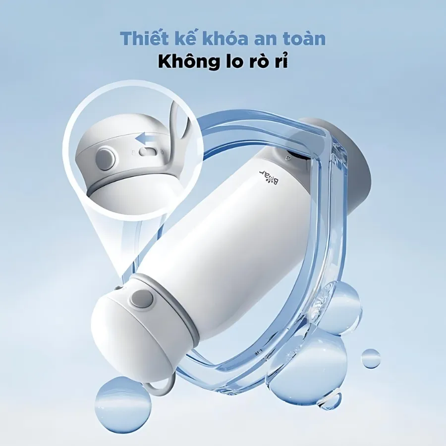 Bình Đun Và Hâm Nước Pha Sữa Bear Blk-055Ej