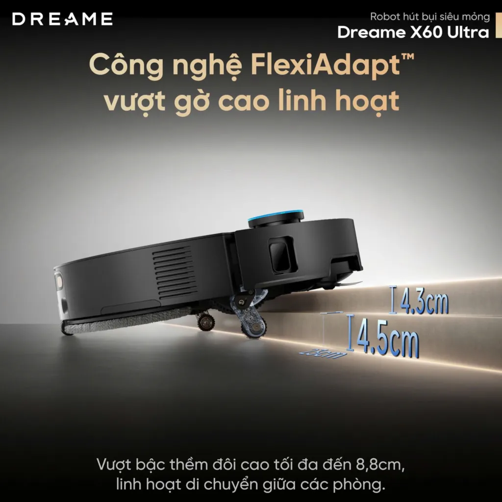 Robot Hút Bụi Lau Nhà Dreame X60 Ultra 8 Dreame X60 Ultra