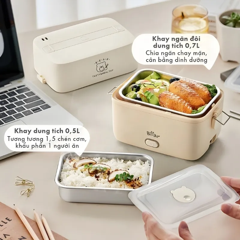 Hộp Cơm Điện Bear Lb-4H12C