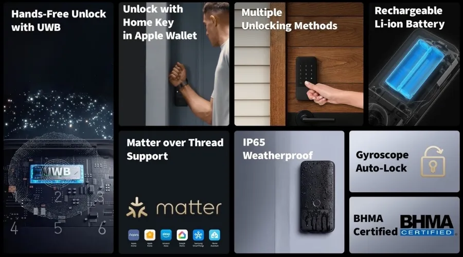 Khóa Cửa Aqara U400 Kit