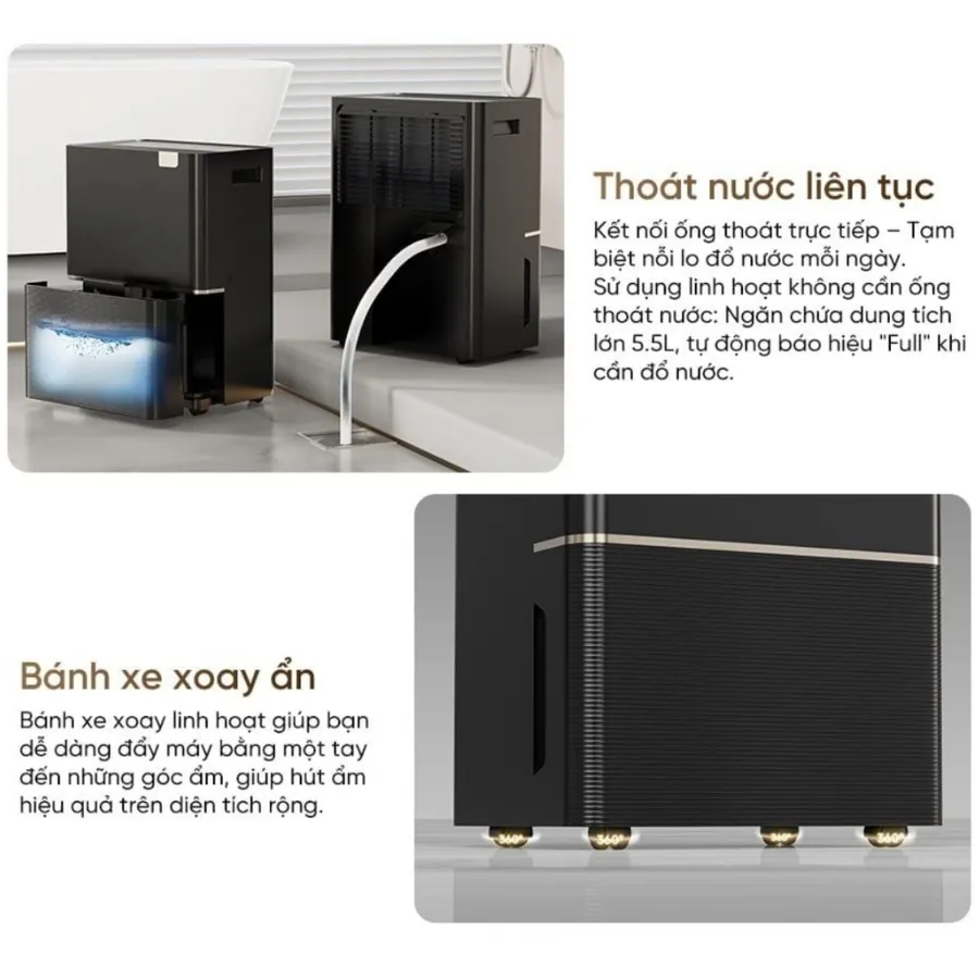 Máy Hút Ẩm Dreame Db40 40L – 80M² 14 Máy Hút Ẩm Dreame Db40