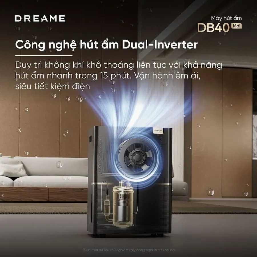 Máy Hút Ẩm Dreame Db40 40L – 80M² 4 Máy Hút Ẩm Dreame Db40
