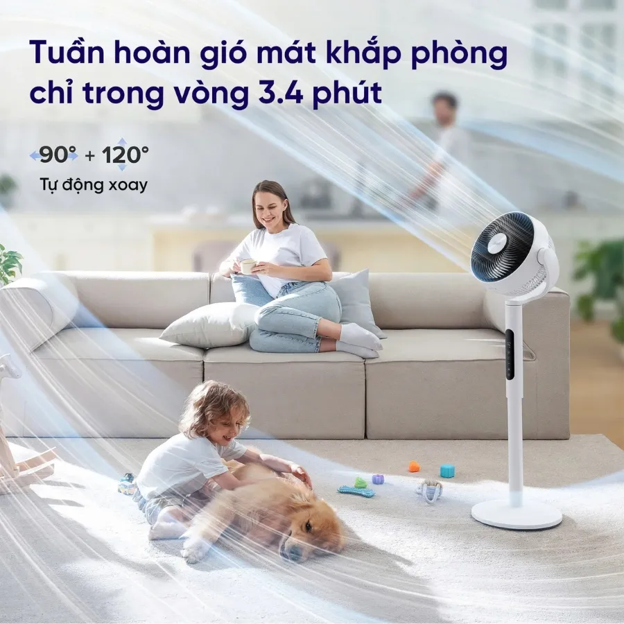 Quạt Tuần Hoàn Không Khí Levoit Circulair 22.9Cm 6 Quạt Tuần Hoàn Không Khí Levoit Circulair (11)
