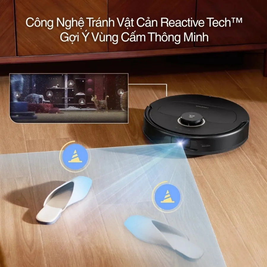 Robot Hút Bụi Lau Nhà Roborock Qrevo S Pro