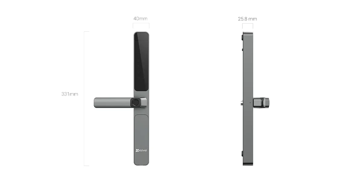 Khóa Cửa Vân Tay Ezviz Dl06 Pro – Mật Mã – Thẻ Từ – Cảm Biến Nhạy Bén
