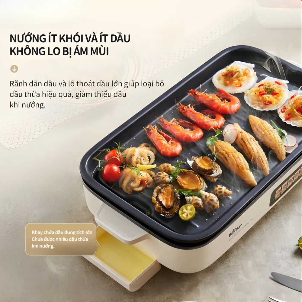 Bếp Nướng Điện Bear Gr-4H15C 5 Bếp Nướng Điện Bear Gr-4H15C