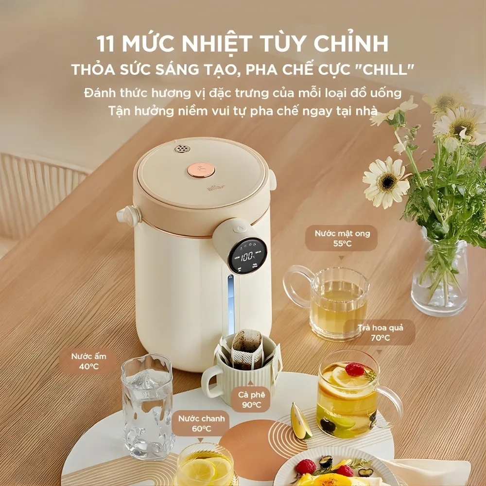 Bình Thuỷ Điện Bear 3L Ewb-5H30C60