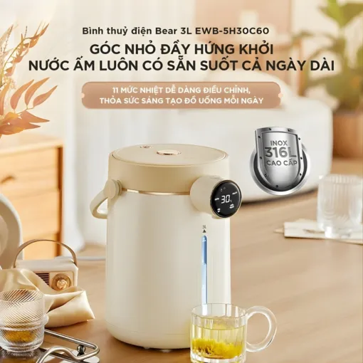 Bình thuỷ điện Bear 3L EWB-5H30C60