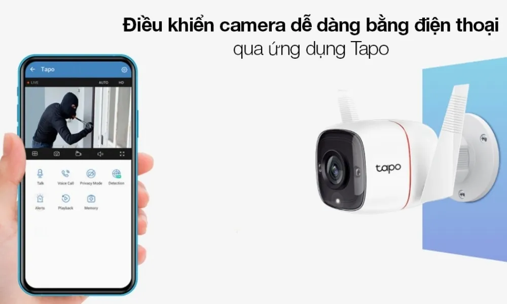 Camera Ngoài Trời Tapo C310 2K 3Mp 17 Camera Ngoài Trời Tapo C310 2K 3Mp