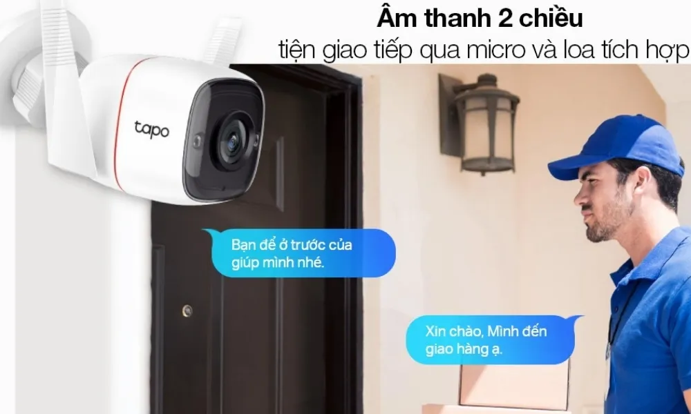 Camera Ngoài Trời Tapo C310 2K 3Mp 14 Camera Ngoài Trời Tapo C310 2K 3Mp