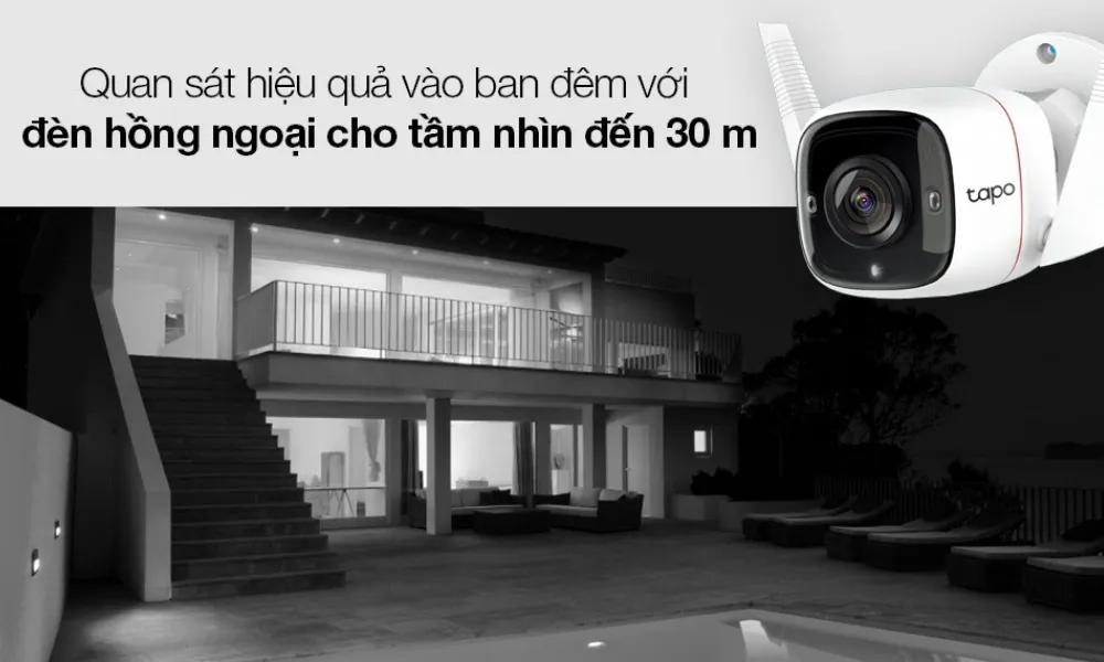Camera Ngoài Trời Tapo C310 2K 3Mp 11 Camera Ngoài Trời Tapo C310 2K 3Mp