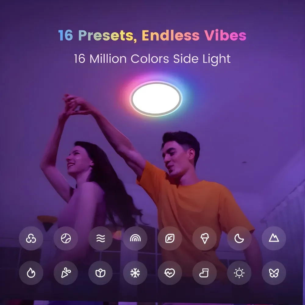 Đèn Ốp Trần Thông Minh Yeelight Rgb Mars C400 5 Đèn Ốp Trần Thông Minh Yeelight Rgb Mars C400 - Akia Smart Home