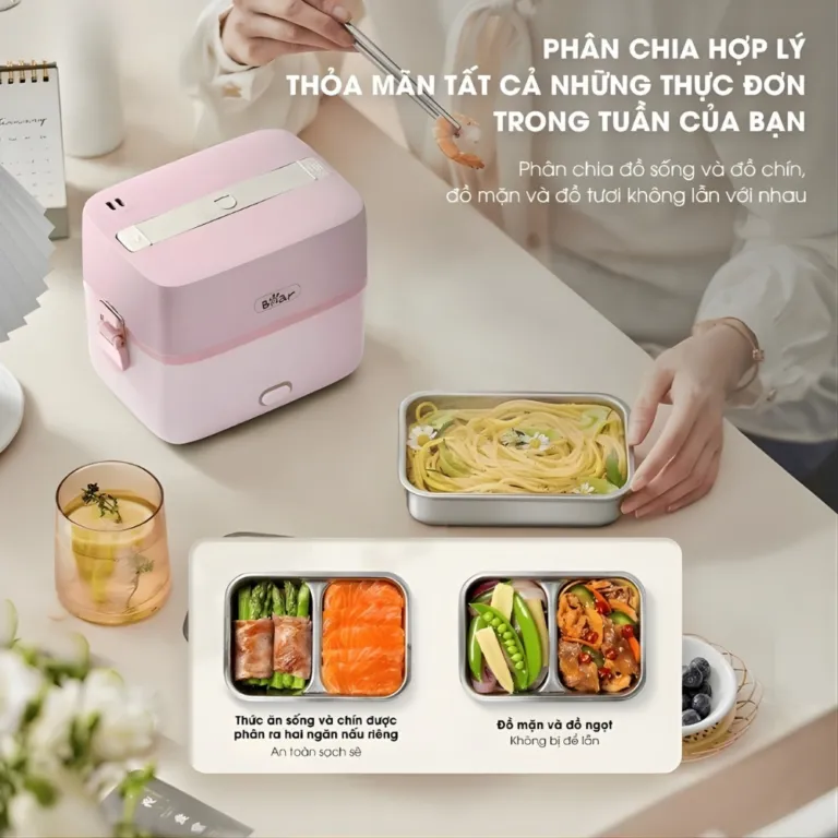 Hop Com Dien Bear Sb Hc12l Mau Hong 15 | AKIA