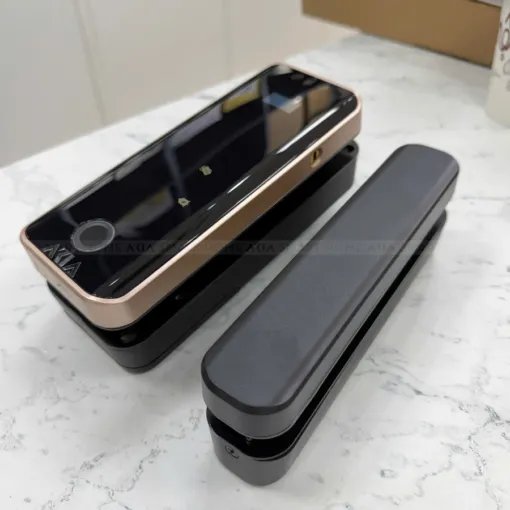 Khoá cửa kính AZT-18 Pro Tích hợp Vân Tay Face ID app Tuya