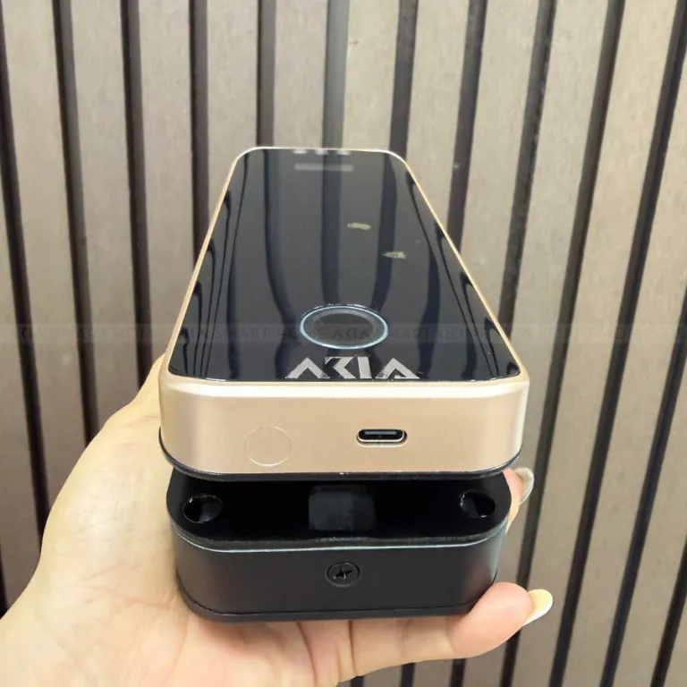 Khoá cửa kính AZT-18 Pro Tích hợp Vân Tay Face ID app Tuya | AKIA