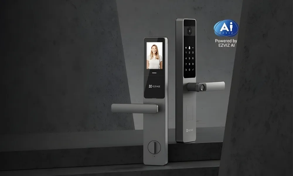 Khóa Cửa Nhận Diện Khuôn Mặt Ezviz Dl20Fvs Plus 2 Khóa Cửa Nhận Diện Khuôn Mặt Ezviz Dl20Fvs Plus