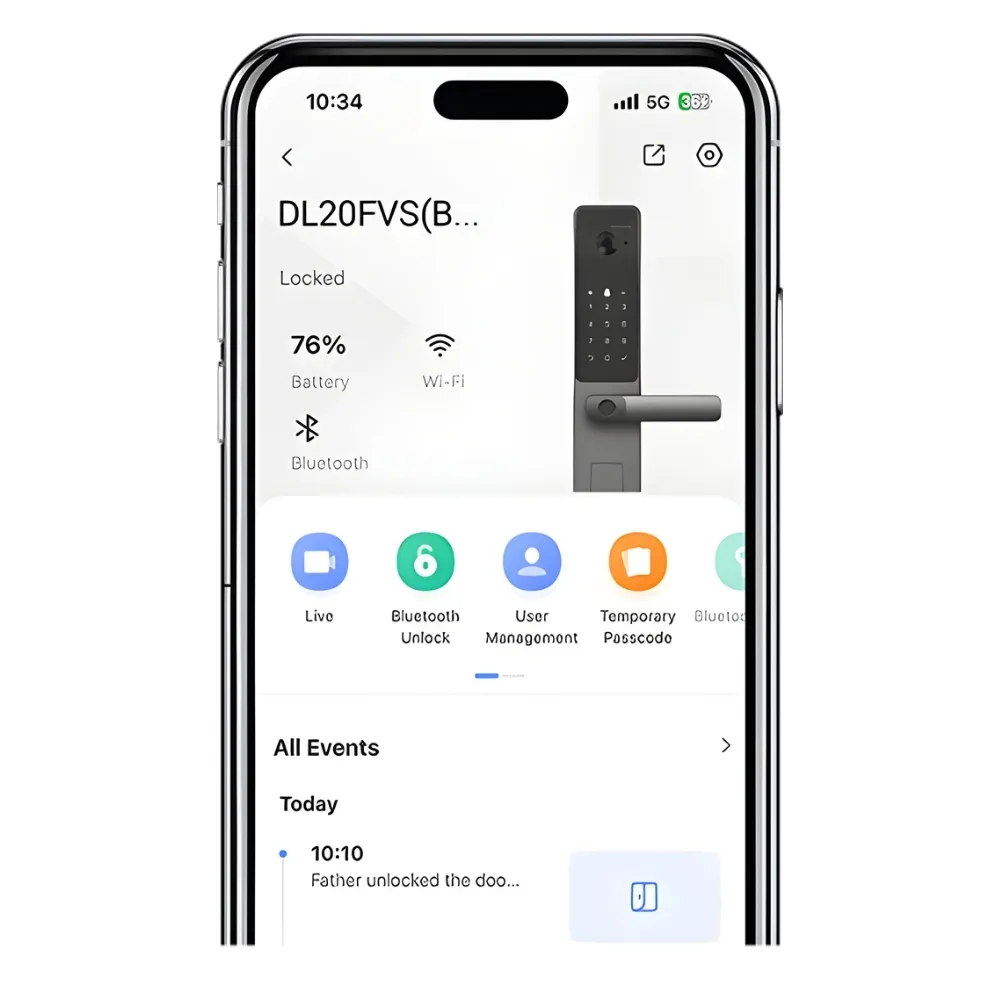 Khóa Cửa Nhận Diện Khuôn Mặt Ezviz Dl20Fvs Plus 8 Khóa Cửa Nhận Diện Khuôn Mặt Ezviz Dl20Fvs Plus