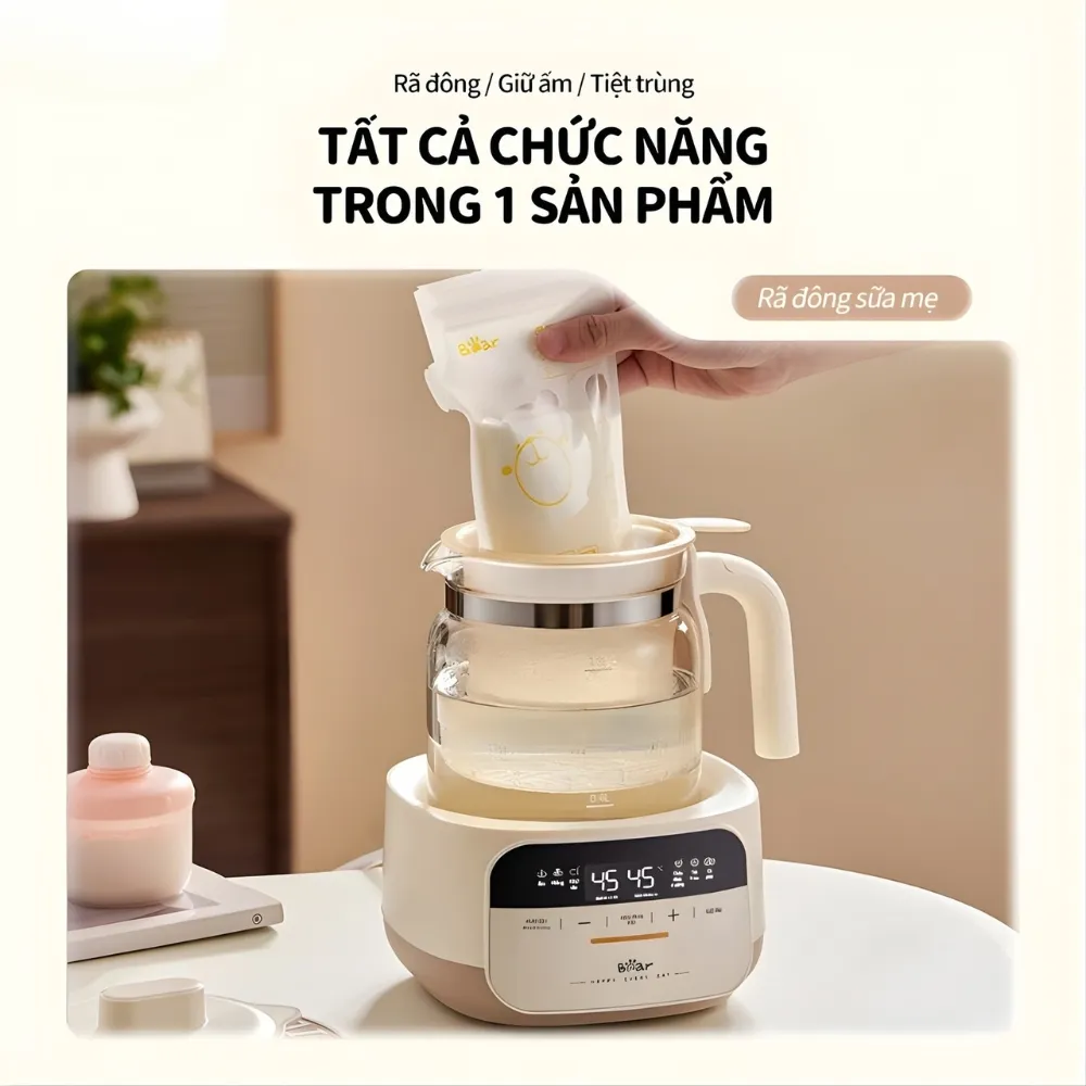 Máy Đun Nước Hâm Sữa Bear Ww-4H12W 17 Máy Đun Nước Hâm Sữa Bear Ww-4H12W - Akia Smart Home