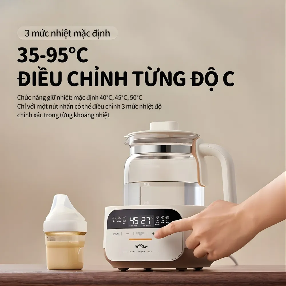 Máy Đun Nước Hâm Sữa Bear Ww-4H12W 13 Máy Đun Nước Hâm Sữa Bear Ww-4H12W - Akia Smart Home