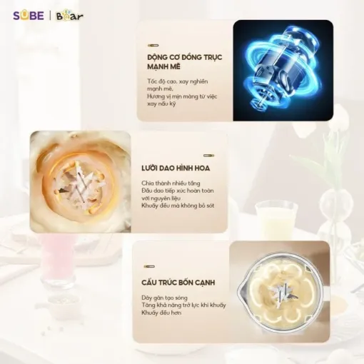 Máy làm sữa hạt Bear SB-SH09Q