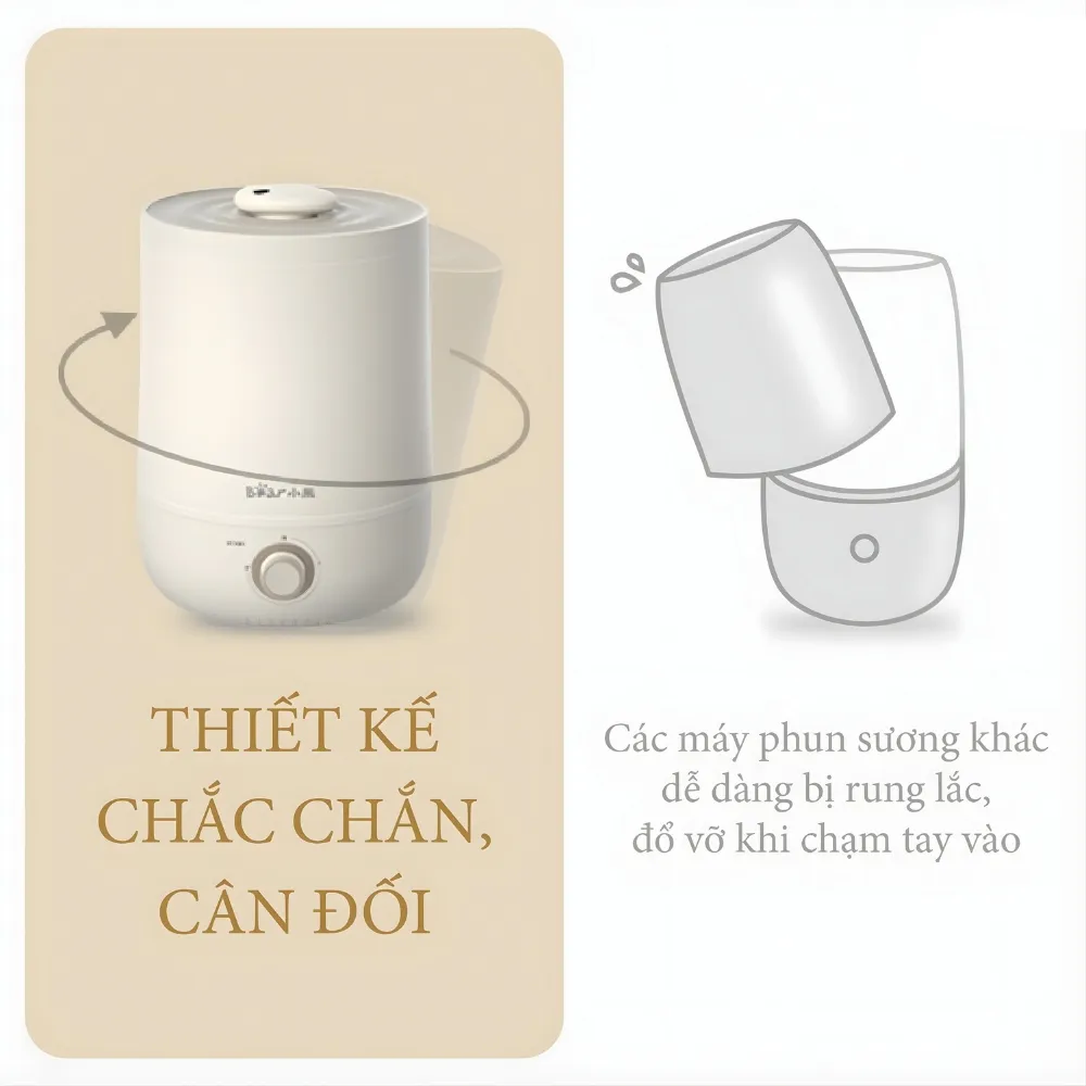 Máy Phun Sương Tạo Ẩm Bear Jsq-C45U1 8 Máy Phun Sương Tạo Ẩm Bear Jsq-C45U1 - Akia Smart Home