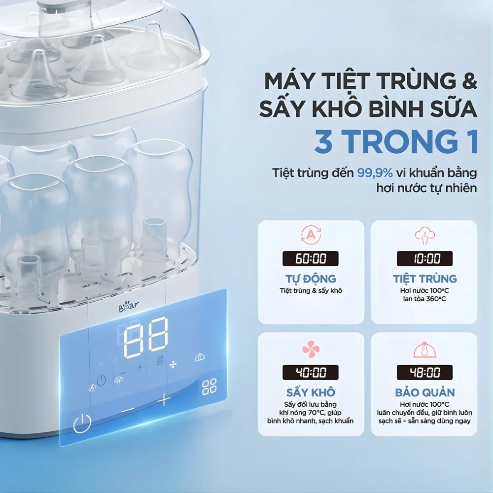 Máy Tiệt Trùng Bear St-5H05E26 5 Máy Tiệt Trùng Bear St-5H05E26