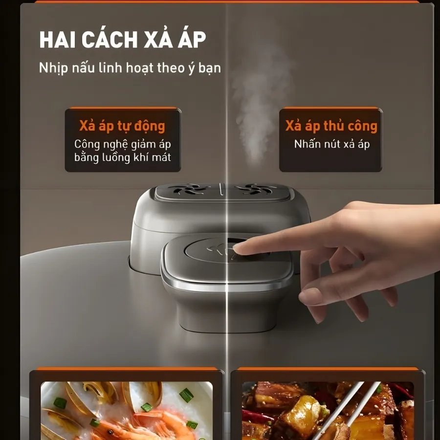 Nồi Cơm Áp Suất Điện Tử Joyoung 5150 7 Nồi Cơm Áp Suất Điện Tử Joyoung 5150