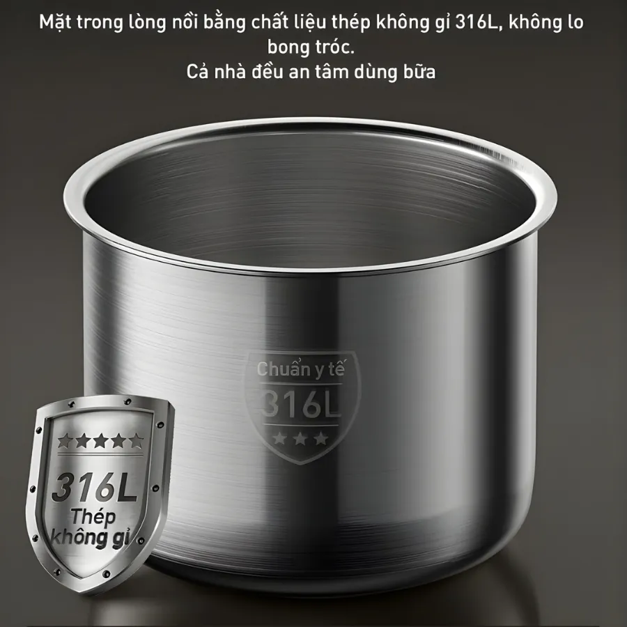 Nồi Cơm Áp Suất Điện Tử Joyoung 5150 9 Nồi Cơm Áp Suất Điện Tử Joyoung 5150