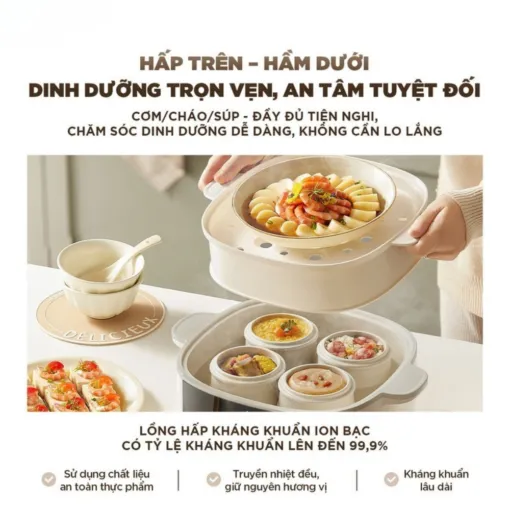 Nồi nấu chậm Bear 2.5L SC-5H25M34