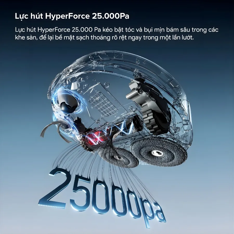 Robot Lau Nhà Hút Bụi Roborock Qrevo Edge 2