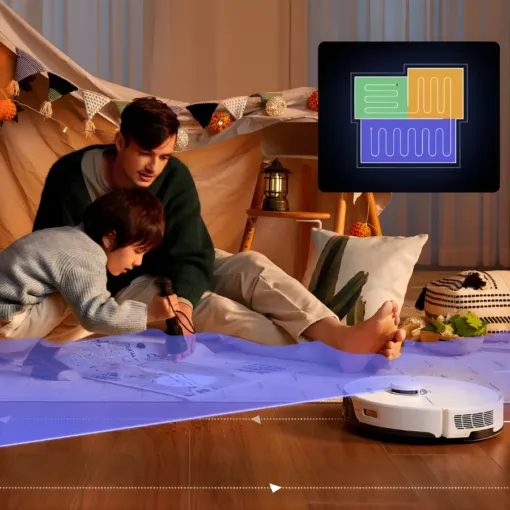 Robot lau nhà hút bụi Roborock Qrevo Edge 2