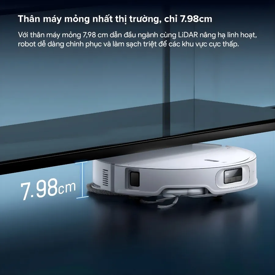 Robot Lau Nhà Hút Bụi Roborock Qrevo Edge 2